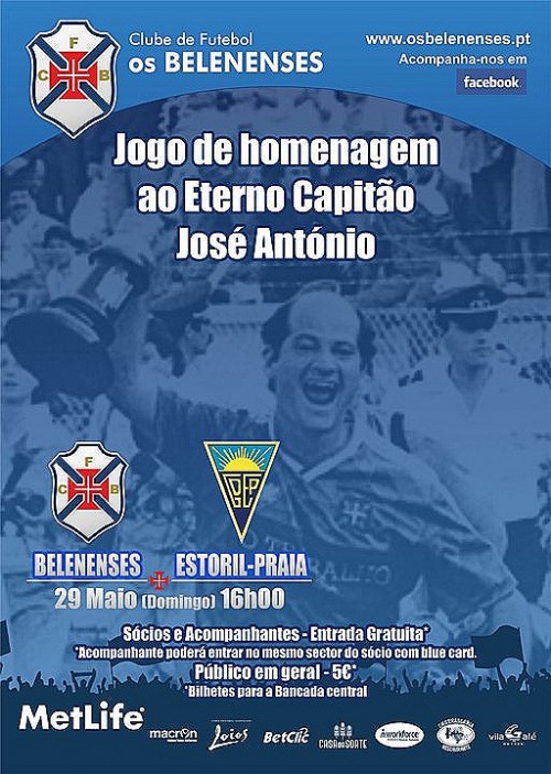 Homenagem ao eterno capitão José António