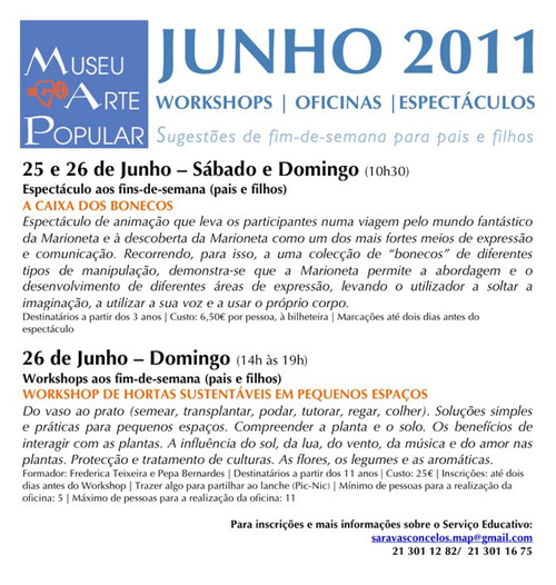 Workshops no MAP