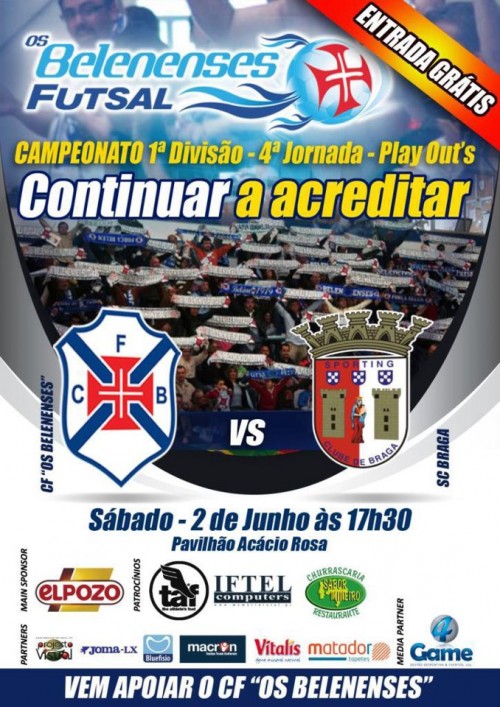 Belenenses – Braga em futsal