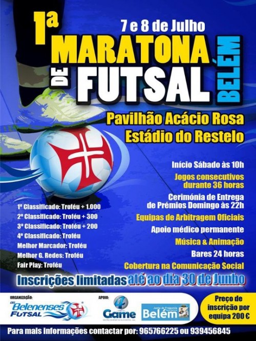 1ª Maratona de Futsal de Belém 1ª Maratona de Futsal de Belém