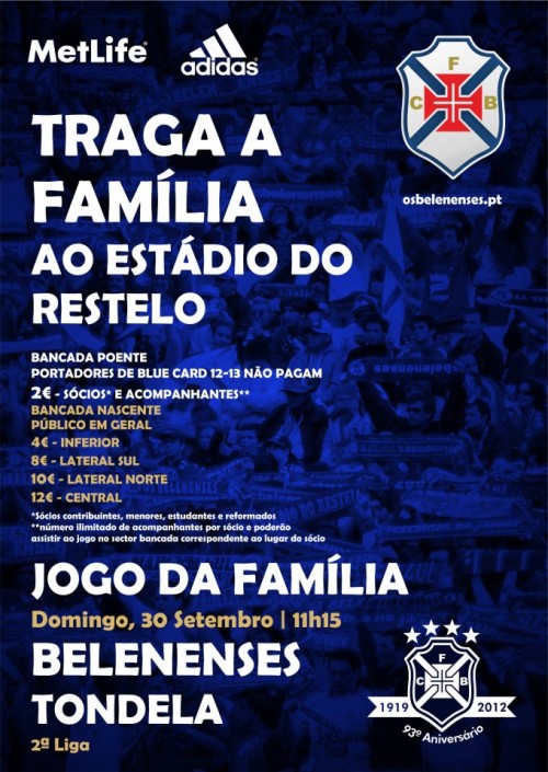 Leve a família ao estádio do Restelo